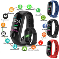 Waterproof M3 Smart Watch Sport Smart Band Blood Pressure Monitor Smart Wristband Smartwatch Bracelet M3 Wristband for Men Women