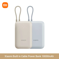 Xiaomi Built In Cable Power Bank 10000mAh 22.5W P15ZM Type-C Two way Fast Charging Mi Powerbank Portable Powerbank For iPhone