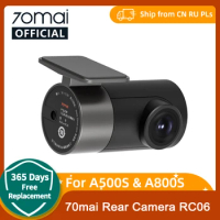 70mai Rear Cam RC06 for 70mai 4K Dash Cam 70mai A800 4K Car DVR Rearview cam 70mai Pro Plus+ for A800S &amp; A500S