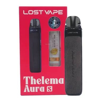 Pod Vape Thelema Aura S Pod Kit 40W 1600mAh Authentic By Lostvape DEEP ESPRESSO
