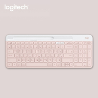 【Logitech 羅技】K580 超薄跨平台藍牙鍵盤 / 玫瑰粉