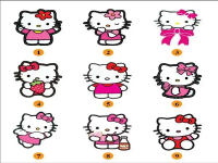 Mẫu Tem Helo Kitty Dễ Thương  decal  stikers