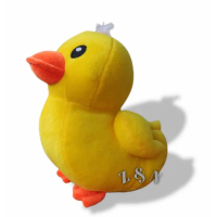 Boneka Bebek Kuning Lucu LED Bahan Plush mainan mewah berlabel SNI