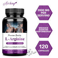 อาหารเสริม L-Arginine, แอร์บ์ พรีเมี่ยม คุณภาพ, บรรจุแคปซูล 2000 มก. ของ L-Arginine, ผลิตในสหรัฐอเมร