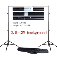 Photo Studio Background Frame System Stands Studio with Carry bag 2.6*3M/8.5ft*10ft Aluminum Backdrop Support