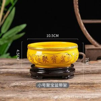 陶瓷家用聚寶盆客廳玄關裝飾品風水聚財香爐開業喬遷擺件