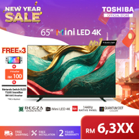 2025 Brand Authenticity [FREE SHIP + 3 GIFT] Toshiba 65" Mini-LED 4K 144Hz Quantum Dot Smart / Gamin