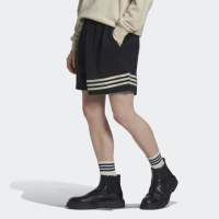 【adidas 愛迪達】New C Shorts 男 短褲 運動 經典 休閒 國際版 寬鬆 舒適 棉質 黑(HN6594)