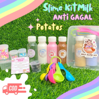 Milk Slime Kit Potatos_Slime2 Slime Kit Murah Lengkap