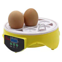 7 eggs Mini egg incubator Digital Small Egg Hatcher with LCD Display and Temperature Control for Artificial Hatching