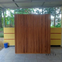 Lemari Pakaian Minimalis Full Custom Kayu Jati Asli Grade A