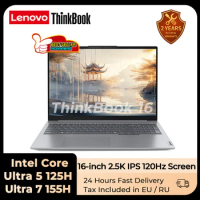 Lenovo Laptop ThinkBook 16 2024 Intel Core Ultra 5 /Ultra 7 iris Xe Graphics 16GB/32G DDR5 1T SSD 16-inch 2.5K 120Hz Notebook Pc