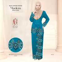 New Arrival Hot Item With Front Kain Lipt Embroidery Lace Raya Arrival 2025/2026