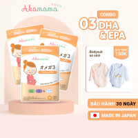 [QUÀ 150K] COMBO 3 DHA cho bà bầu Akamama, Nhật Bản (90 viên)