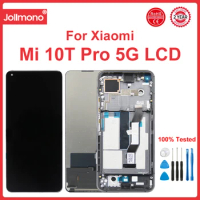 Screen for Xiaomi Mi 10T Pro 5G Lcd Display Digital Touch Screen With Frame Assembly for Xiaomi Mi 10T 5G M2007J3SY
