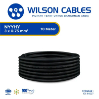 Murah Nyyhy 3X0.75 Mm2 - Kabel Tembaga Serabut Wilson Cables