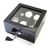 PARNIS BOX手錶 黑鋼琴烤漆6只裝 原木手錶收藏盒/收納錶盒 (鋼琴01-1) 禮