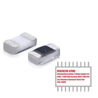 RC0402JR-070RL 10000PCS 1 Reel 0402 Moisture Resistant Thick Film 0 Ohms Jumper 0.063W, 1/16W Chip Resistor in Stock