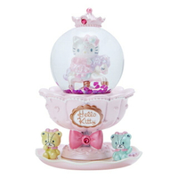 小禮堂 Hello Kitty 造型水晶球 聖誕雪球 S