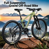 26/29 inch MTB soft tail Mountain Bike Full Suspension Downhill Bicycle Cable Disc Brake 27/30 speed Cross Country bicicleta