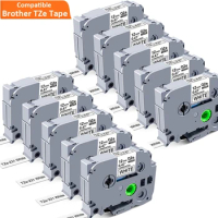 10pk 5pk TZE231 Label Tape 12mm Compatible for tze231 Brother Tape 12mm tze-231 for Brother Label Printer PTH110 PTD600 P710BT