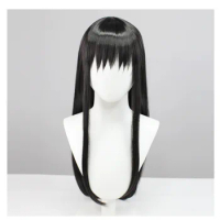 Synthetic Hair Puella Magi Madoka Magica Akemi Homura Cosplay Wig Long Grey Wigs Fashion Heat Resistant Wig