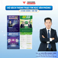 Bộ Sách Ứng Dụng AI Và 68 Biểu Mẫu Excel - Sách 101 Phím Tắt Và Bảng Hàm Excel Ứng Dụng Văn Phòng