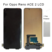 6.55" Original Amoled Tested For Oppo Reno ACE2 Ace 2 LCD Display Screen+Touch Panel Digitizer For Oppo Reno ACE2 Ace 2 PDHM0