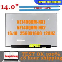 FREE SHIPPING 14.0 Laptop LCD Screen 40PINS 2560X1600 120HZ NE140QDM-NX1 NE140QDM-NX2 FOR ASUS ROG Zephyrus G14 GA402RJ GA402RK
