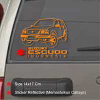 Sticker Escudo 2005 Stiker variasi KAca Mobil Suzuki