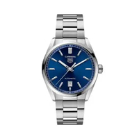TAG Heuer Carrera Date 39 - WBN2112.BA0639 Automatic Steel Blue Blue,Metallics