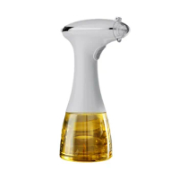 Electric Olive Oil Spray Bottle Dispenser Detachable Soy Sauce Vinegar Storage Bottle for Kitchen Oil Sprayer White