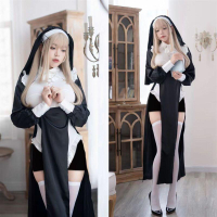 修女cos服cosplay性感純欲風變裝抖音cos萬聖節修女同款女裝全套