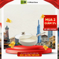 Chảo chống dính ceramic GreenPan Esseᵰ 20cm 1.99L kèm nắp, không PTFE/PFOA, dùng được bếp từ, an toà