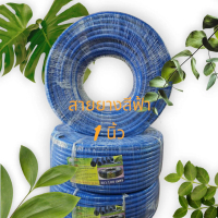 สายยางสีฟ้า 1 นิ้ว (8 หุน) 10เมตร 20เมตร 30เมตร 50เมตร 100เมตร สายยาง ราคาถูก เกรด A นิ่มเด้ง สายยาง
