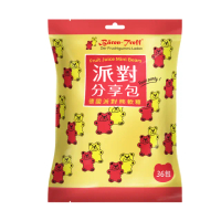 即期品【Baren-Treff 派對熊】迷你熊果汁軟糖快樂分享包36入(旅德必Buy夯品 高品質軟糖)