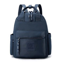 Tas ransel wanita 3201 Nilon Waterproof tas ransel cewek navy