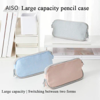Kaco Pencil Case High Capacity Pen Bag Stationery 필통 пенал Multifunctional Zipper Simple Storage Bags for Kinds Back to School
