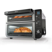 DCT400 10-in-1 Double Oven with Flex Door, Flavor Seal &amp; Smart Finish, Rapid Top Oven, Convection and Air Fry Bottom