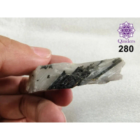 Ideal For Kids Trending Now⚡ Black Tourmaline Crystal Symbiosis Of White Crystal Black Tourmaline 28