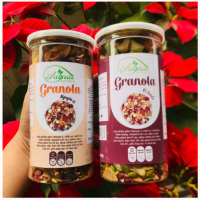 Granola Siêu Hạt 0% Yến Mạch, Ngũ Cốc Siêu Hạt Ăn Kiêng Giả.m Câ.n Không Đường Mix 10 Loại Hạt