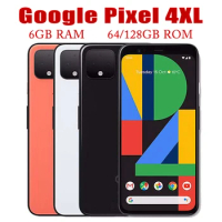 Original Unlocked Google Pixel 4XL Smartphone 6.3" 64/128GB ROM 6GB RAM Mobile Snapdragon FACE ID Octa Core 4G LTE Cell Phone