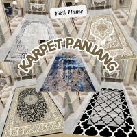 Runner 80x200cm 80x300cm | Karpet panjang velvet modern home crystal carpet | Karpet Gulung | Soft