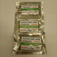 Guitar Fret Wire Stainless / Fret Gitar Stainless / Fret Gitar Ukuran 2.0 , 2.3 , 2.7 dan 2.9