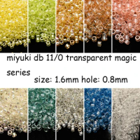 Japan Miyuki Imported Seed Beads Delica Beads Transparent Magic Series 5G Ornament for Jelwery