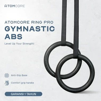 Atomcore Ring Pro Gymnastic ABS- Gym Rings ABS Fitness Crossfit, Calisthenics, Pull Up