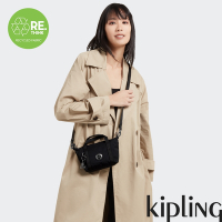 Kipling 經典百搭黑迷你側肩隨身包-ART COMPACT