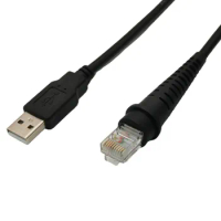 6.5FT USB to RJ50 Cable for Honeywell Metrologic BarCode Scanners MS5145, MS7120, MS9540, MS7180, MS1690, MS9590, MS9520