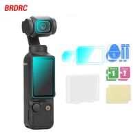 HD Lens Film for DJI Osmo Pocket 3 Camera Tempered Glass Front Rear Screen Protector Film Easy to install Accessories