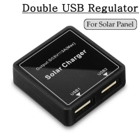 ชุดควบคุมและชาร์จไฟพลังงานแสงอาทิตย์แบบคู่ USB 5V/20V รองรับ 5V 3A สำหรับ DIY